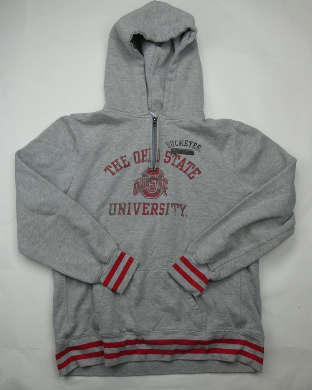 boy's The Ohio State University 1/4 zip hoodie, XL, NCAA
